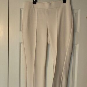 Chic Cream Women's Trousers